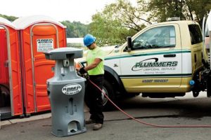 servicing hand washing station